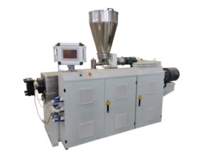 SJSZ55/110 twin screw extruder with PLC control